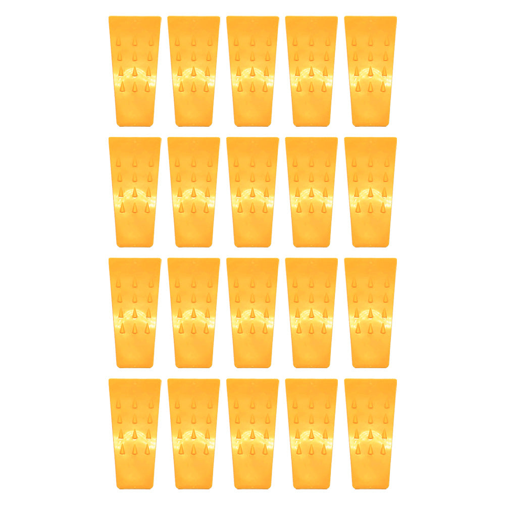 20 Proven Part 5.5 In. Yellow Plastic Spiked Tree Felling Chainsaw Wedge Logging Tools For 23562