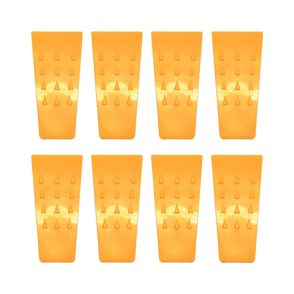 Pieza probada de 5,5 pulgadas. Herramientas de registro de cuña de motosierra para tala de árboles con pinchos de plástico amarillo para 23562