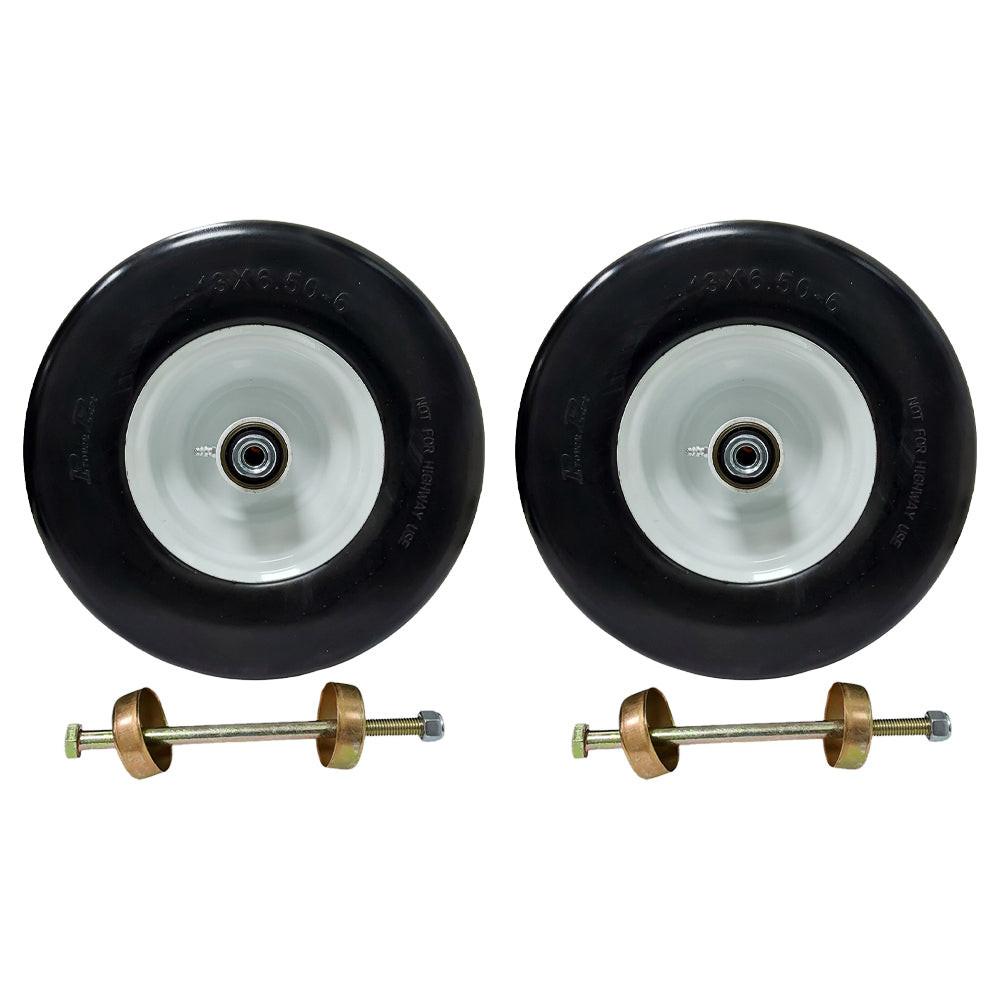 Pieza probada 13X6.50-6 Llanta antipinchazos, llanta blanca para Exmark y Toro