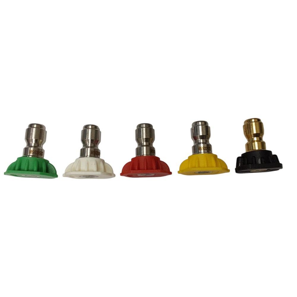 Parte probada, 5 piezas, punta para boquilla rociadora para lavadora a presión, 1/4 ", 3,5
