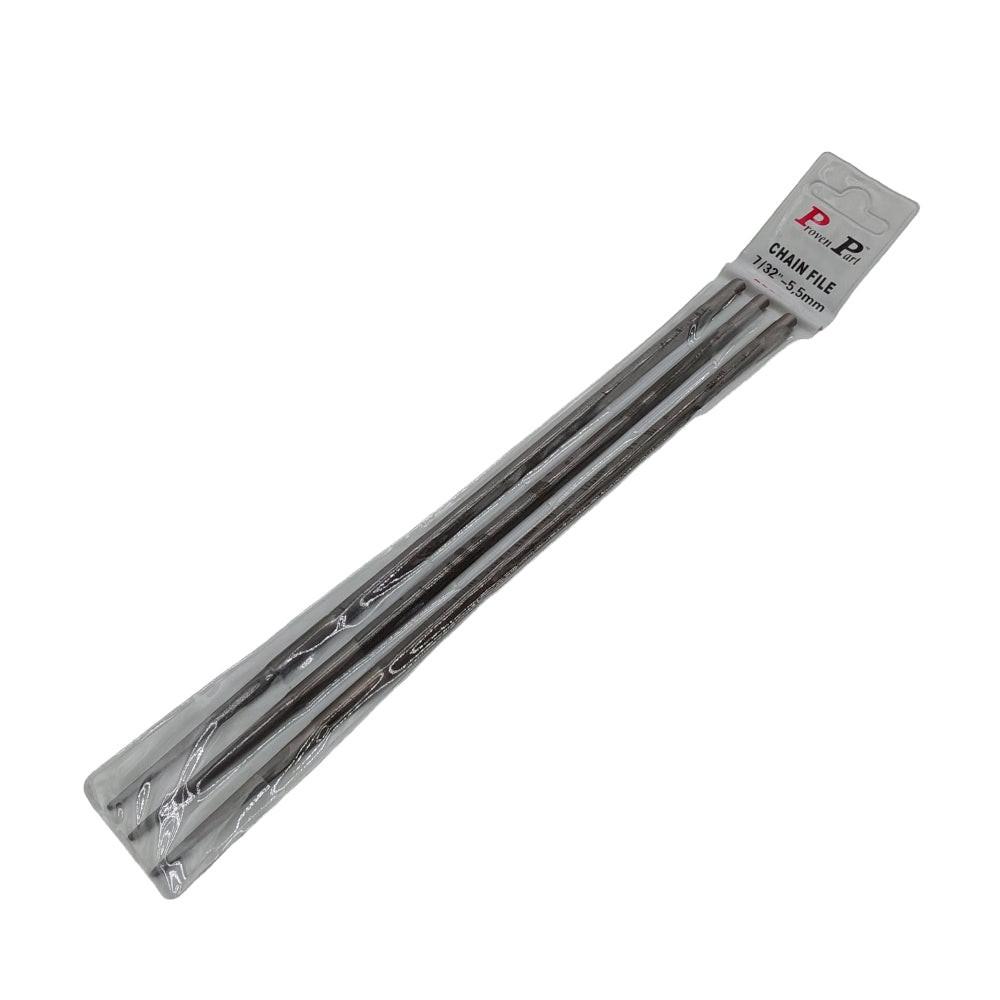 Proven Part Chain Sharpening Files 3-Pack 7/32 5.5mm For 3/8" and .404 Saw Chain