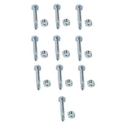 Proven Part 10 Shear Pins And 10 Nuts Fits Am123342 Fits Ariens 532005 53200500 Snow Blower