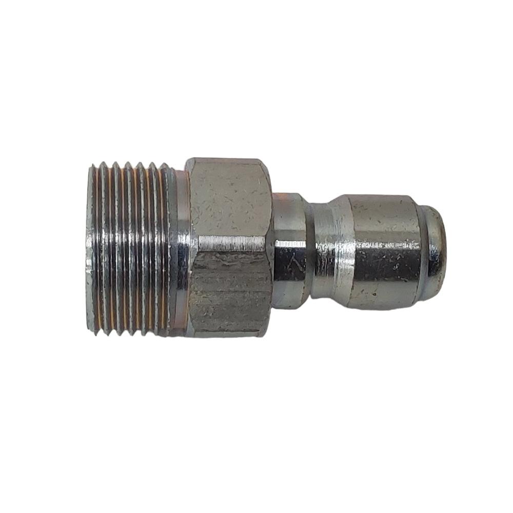 Proven Part M22 FPTX 3/8" Quick Connect Coupler Adaptor, Quick Connect Coupler Plug 3/8" Steel Plug X M22 Male Threads