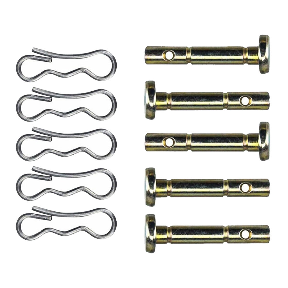 PACK OF 5 SNOW BLOWER SHEAR PINS AND COTTER PINS REPLACE 738-04124 738-04124A 714-04040