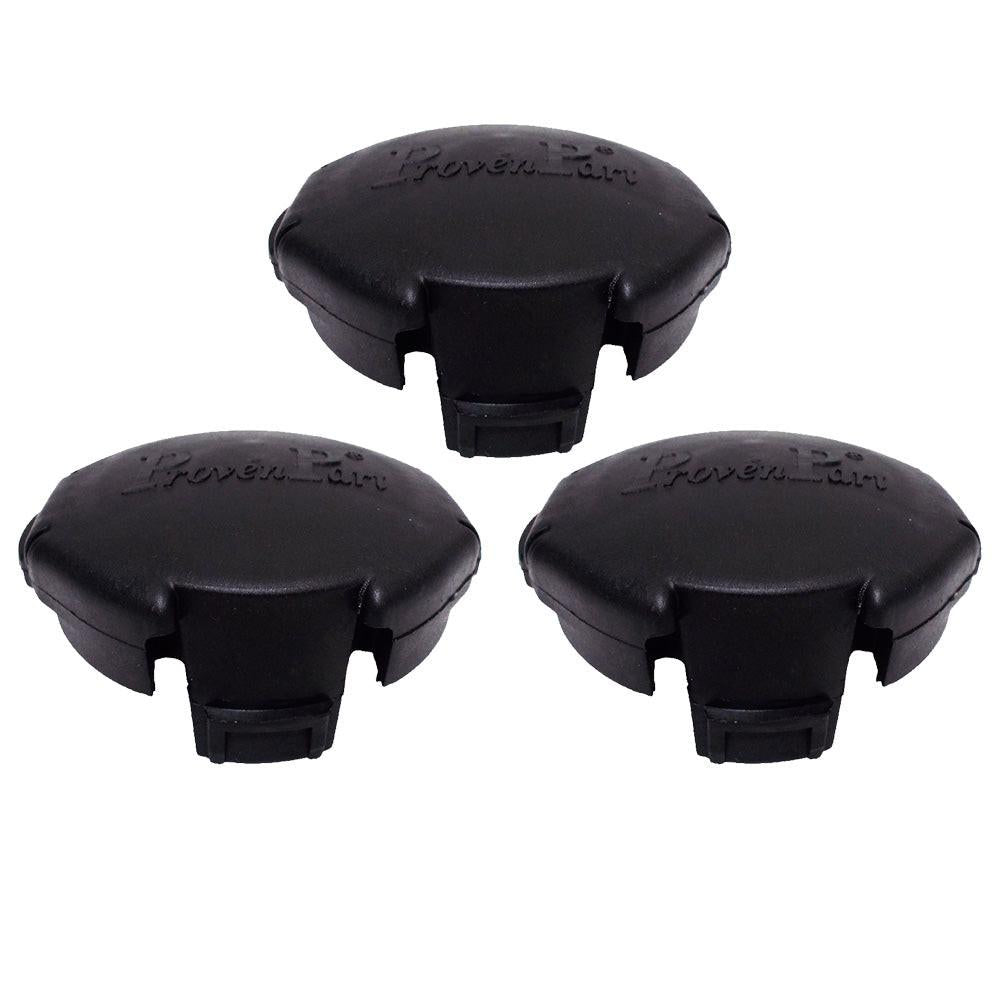 Proven Part Pack Of 3 Trimmer Cover Head Drum Lid Cap Compatible With Speed Feed 400 X472000070