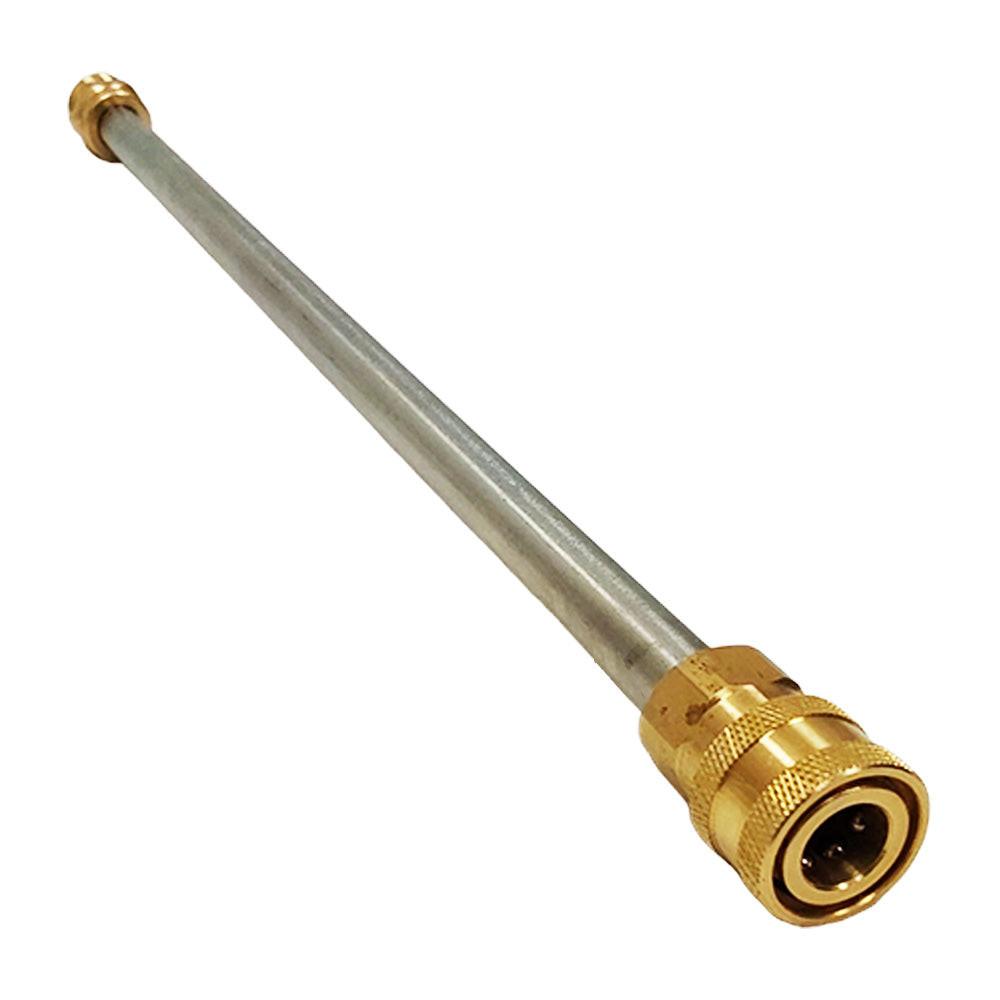 Proven Part 15" Floor Scrubber, 50' Hose, Pro-Gun Kit and Quick Connect, 1/4" Quick Connect Pivoting Coupler, Nozzle Kit, Foam Lance, Screw-Type DisConnect Fitting 3/8" Female-M22 Brass