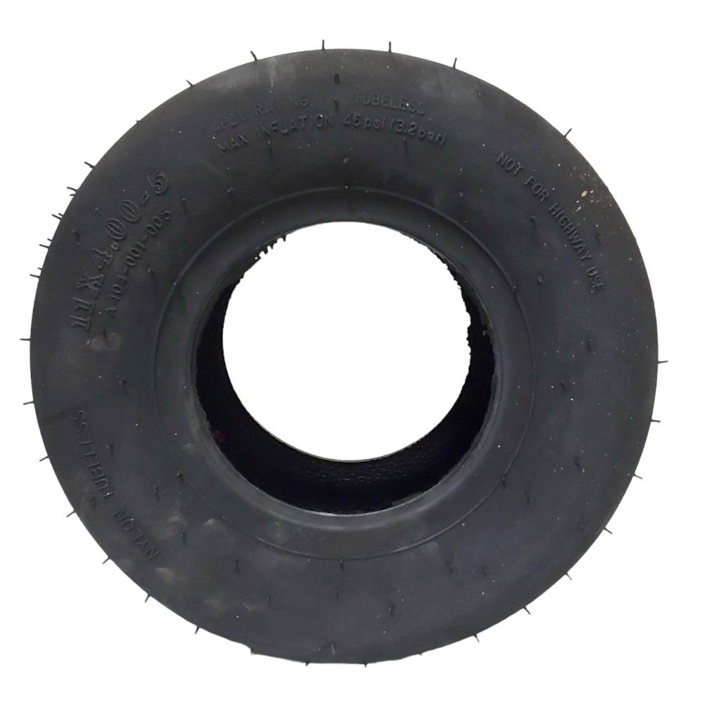 Proven Part 11X4X5 11X4-5 11X4.00-5 Smooth Tread 4PR Zero Turn Lawn Mower Tires Slick 2 Pack Fits 77460009 - Proven Part