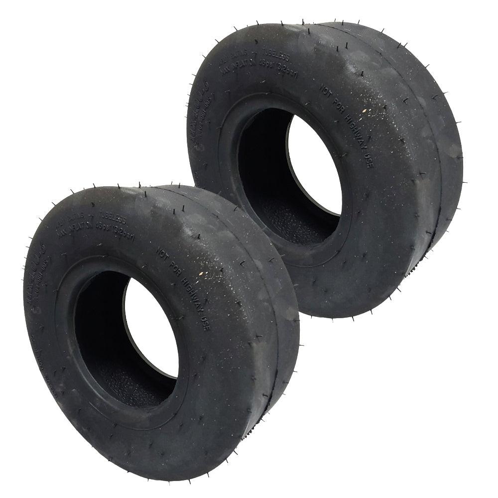 Proven Part 11X4X5 11X4-5 11X4.00-5 Smooth Tread 4PR Zero Turn Lawn Mower Tires Slick 2 Pack Fits 77460009 - Proven Part
