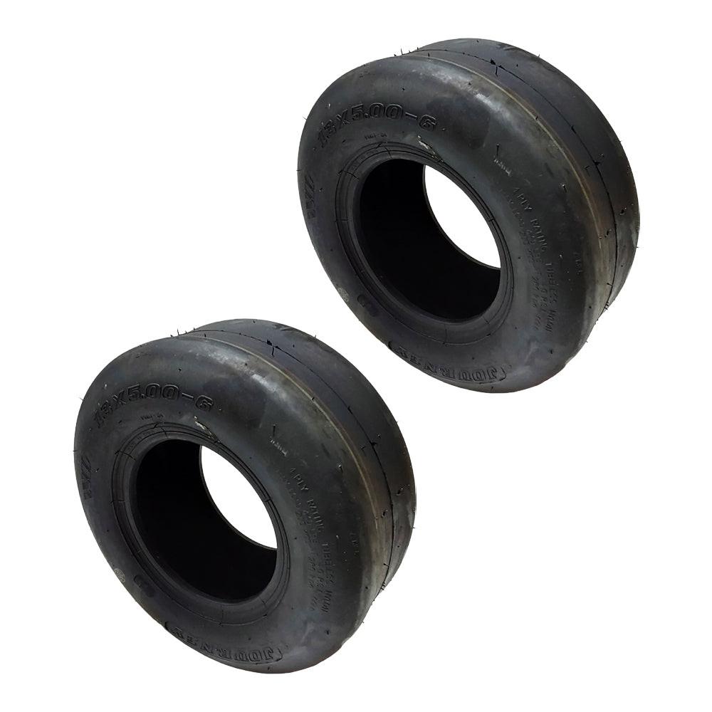 Proven Part Set Of 2 Proslick 13X5.00-6 Lawn Mower 4 Ply Tires - Proven Part