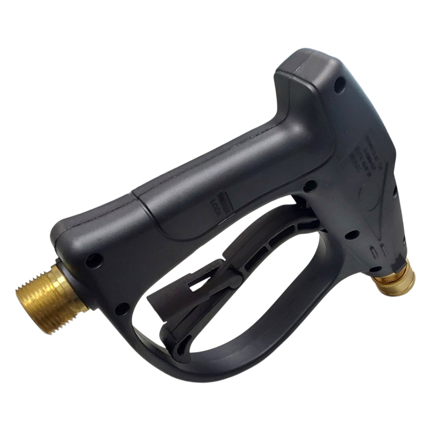 Proven Part Pressure Washer Guns 3/8" Temperature Rating: 150)300)?C (F?) Pressure Rating: 5000 PSI 10.5 Gpm M22 3/8Female C-87