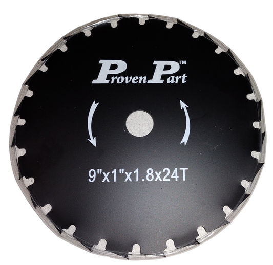 Proven Part 9" Brush Cutter Blade 230Mm X 1.8Mm X 19.05Mm X 24T / 24 Tooth