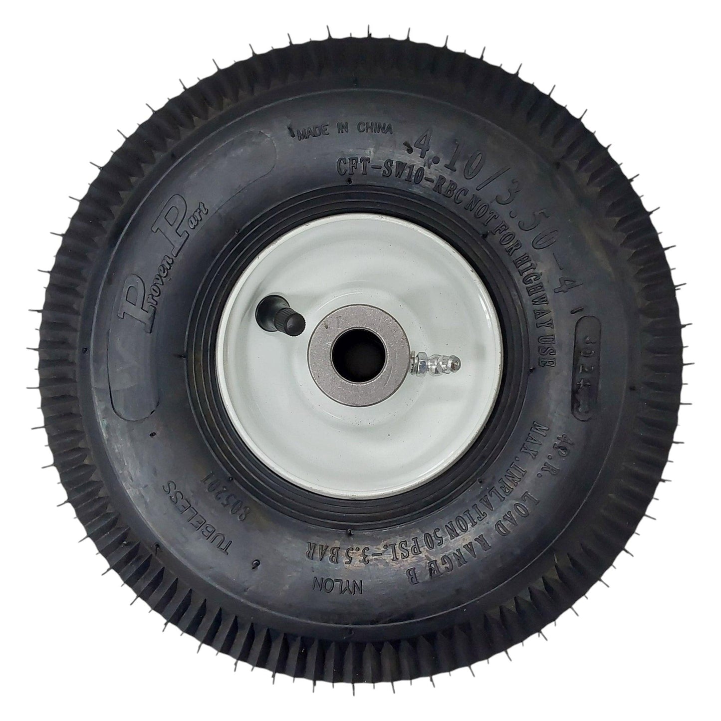 Proven Part 2 Pack Inflatable Tire and Wheel For Exmark and For Toro 105-3471 4.10/3.5-4