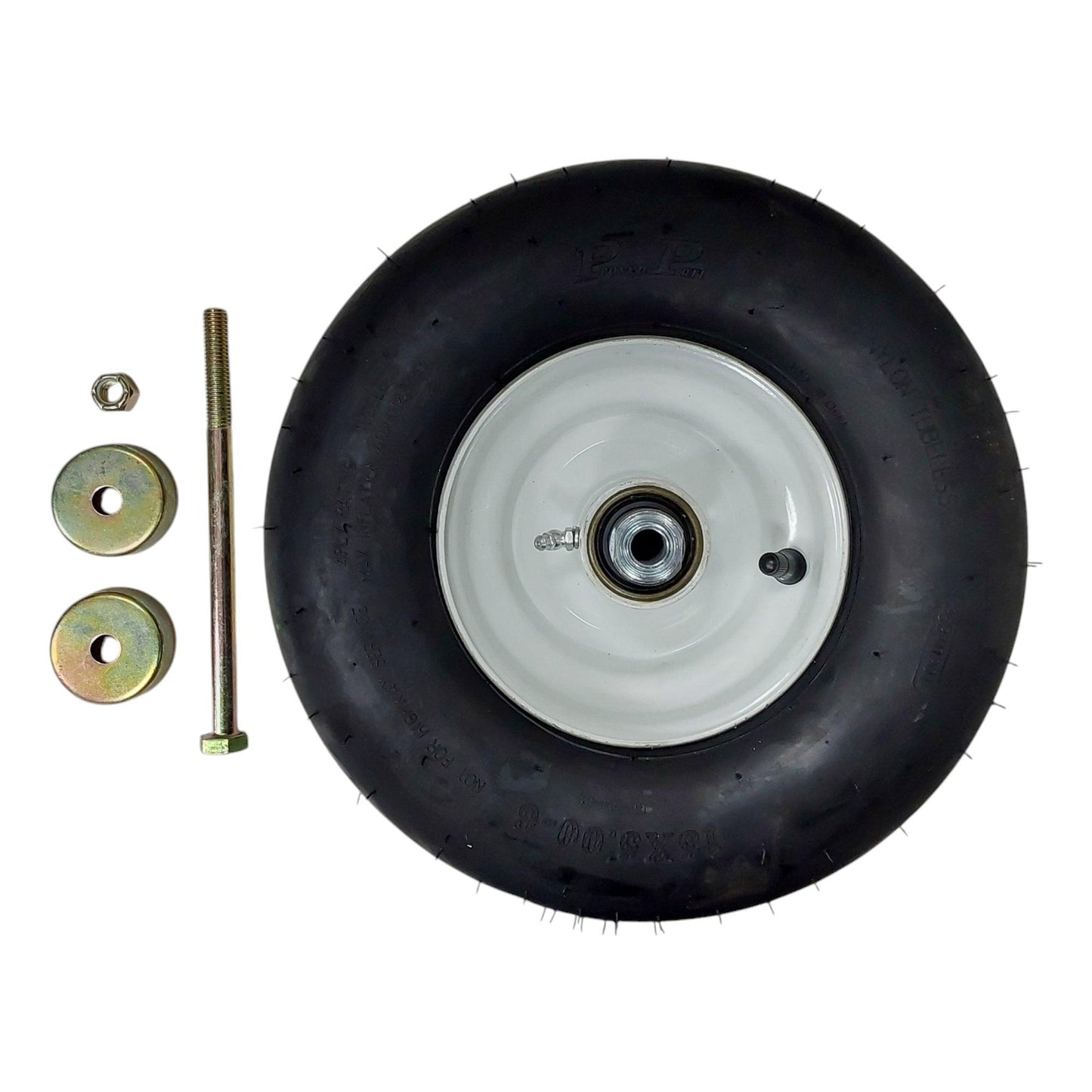 Pieza probada 13X5.00-6/3.25A Conjunto de llanta sin pinchazos Blanco