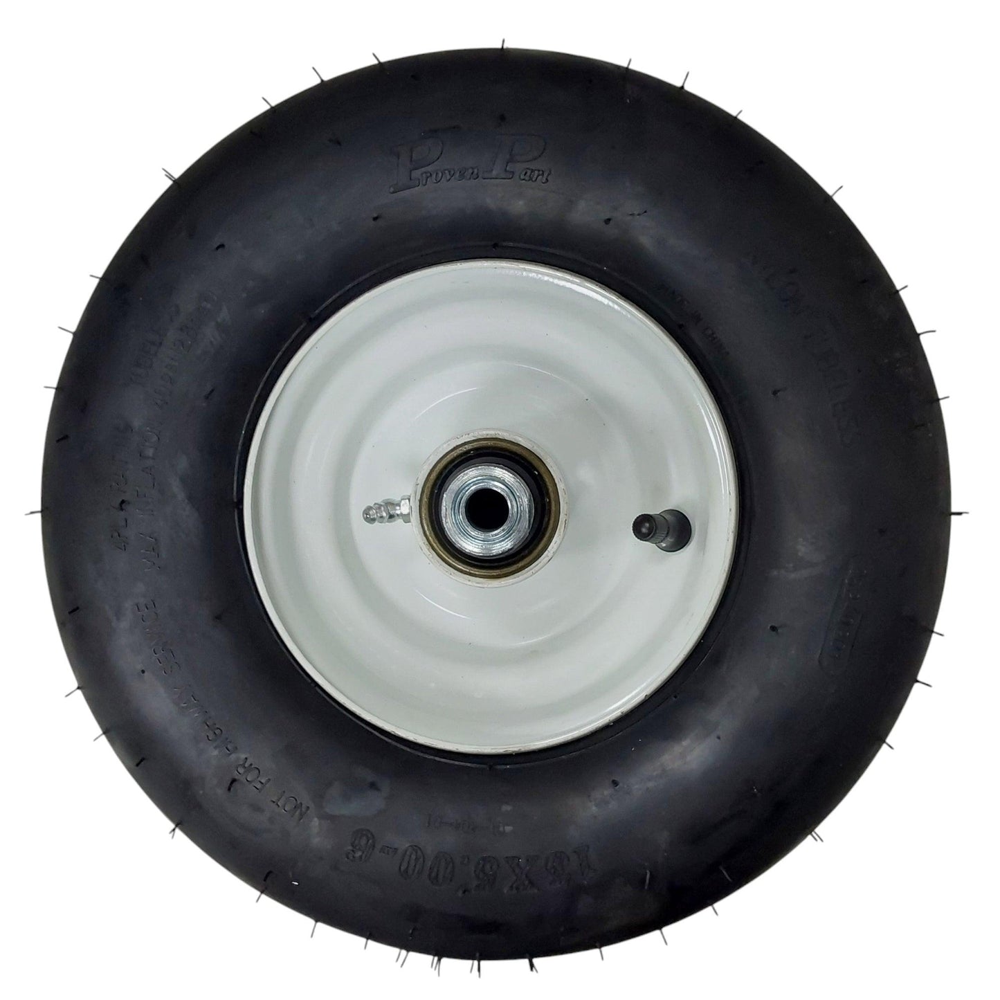 Pieza probada 13X5.00-6/3.25A Conjunto de llanta sin pinchazos Blanco