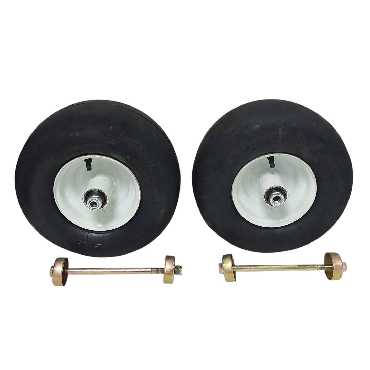 Proven Part 2-Pk Tubeless 13X6.50-6 Air Filled Tires White Rim For Exmark 1-633584