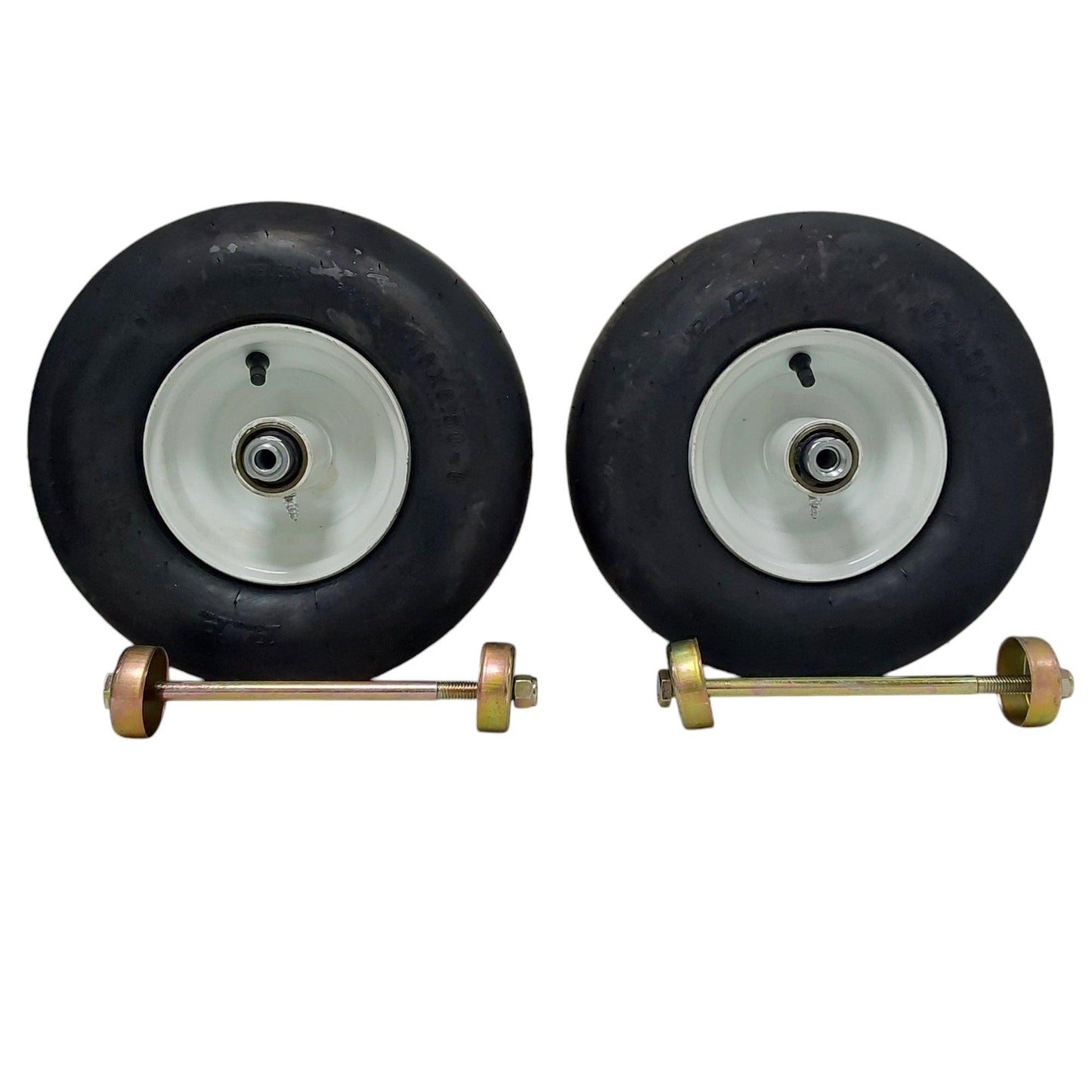 Proven Part 2-Pk Tubeless 13X6.50-6 Air Filled Tires White Rim For Exmark 1-633584