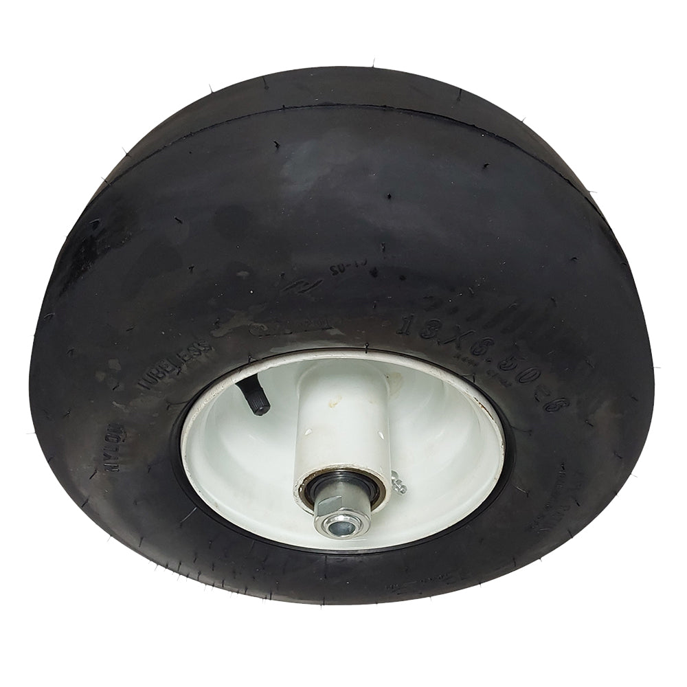 Proven Part 1- Tubeless Air Filled 13X6.50-6 Tire White Rim Fits Exmark Fits Toro 127-9528