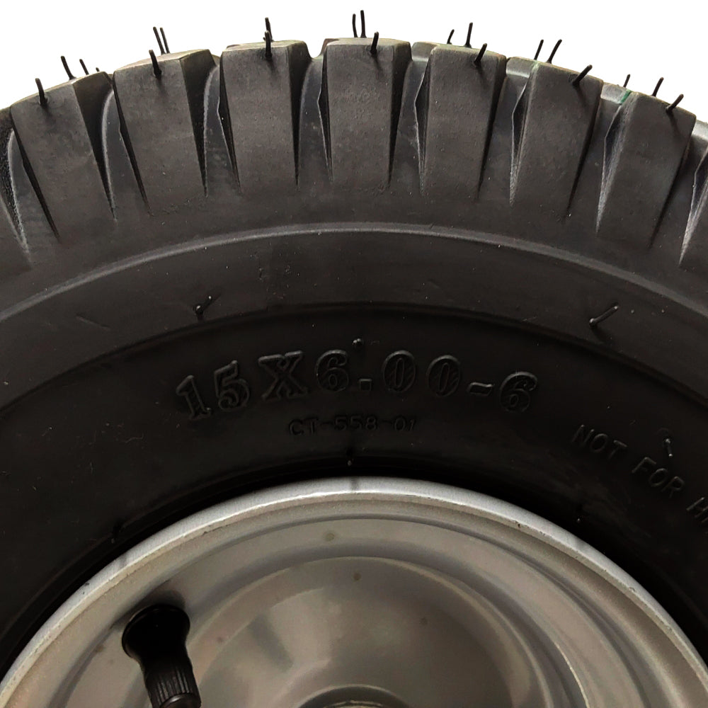 Proven Part Lawn Mower Front Tire and Rim 15x6-6 For Craftsman For Husqvarna For Cub Cadet