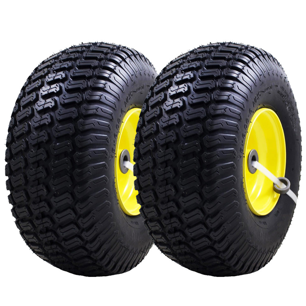 Proven Part 2-Pack Front Tires and Rim 15x6-6 For John Deere LA125 X116R D140 GY20638