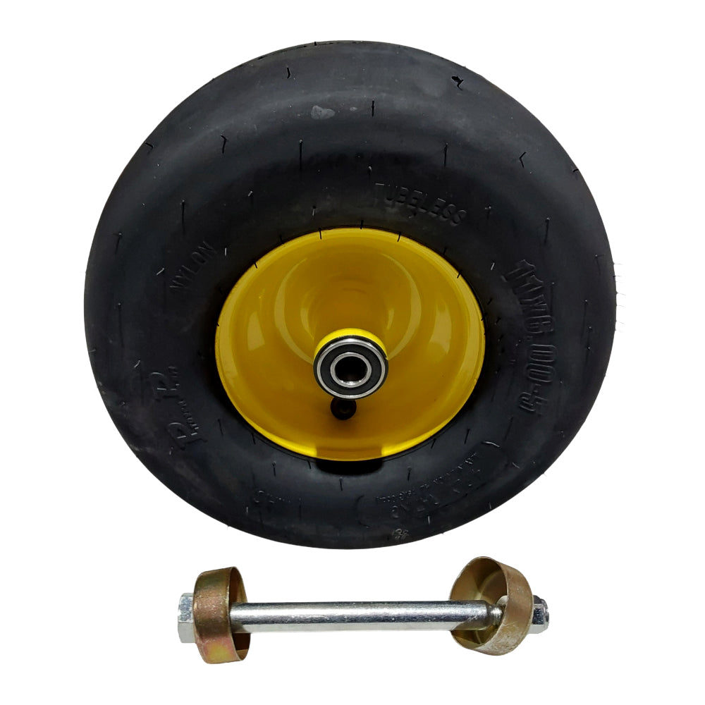 Proven Part 11x6-5 Air Filled Tire and Rim Complete With Bearings UC29107 AUC18343