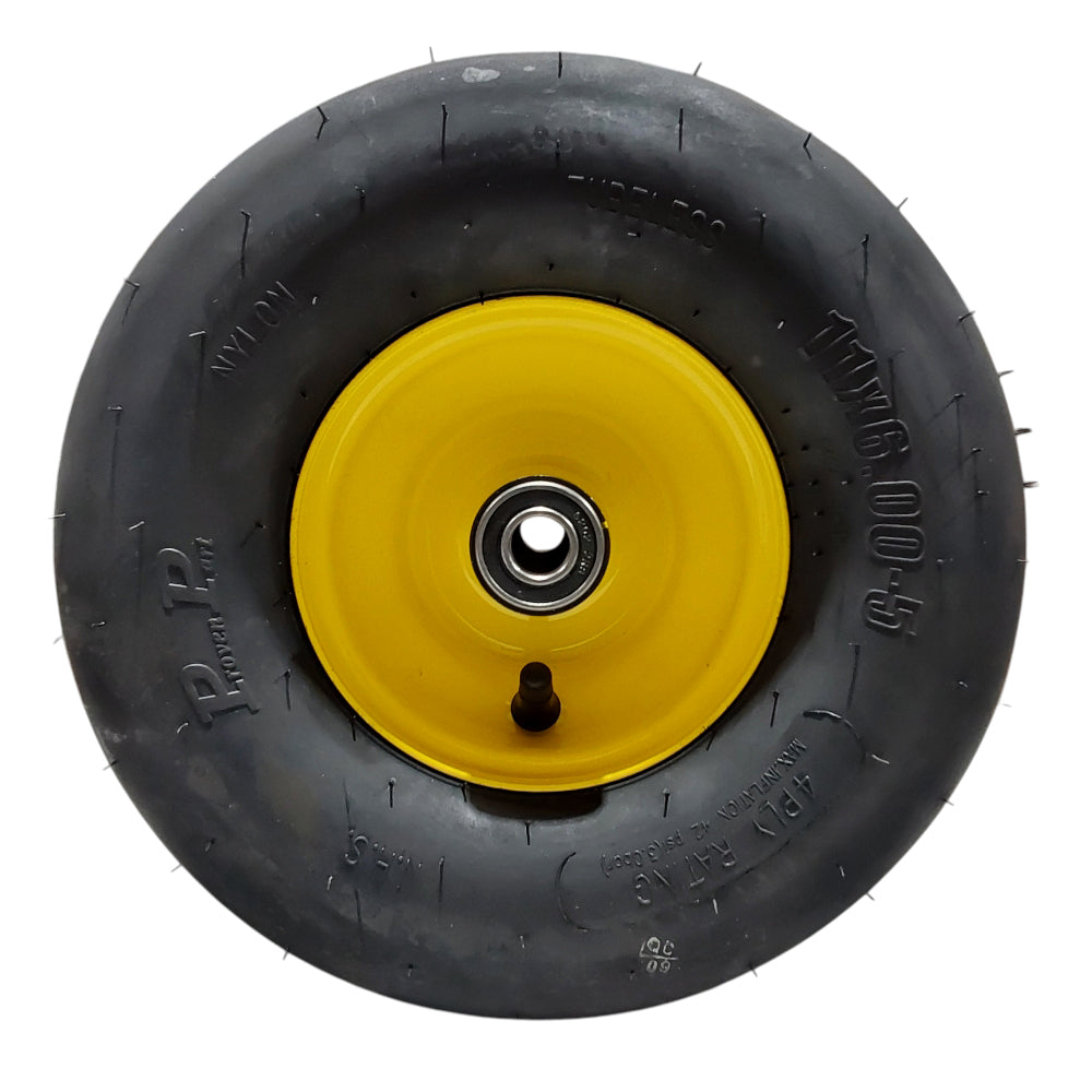 Proven Part 11x6-5 Air Filled Tire and Rim Complete With Bearings UC29107 AUC18343