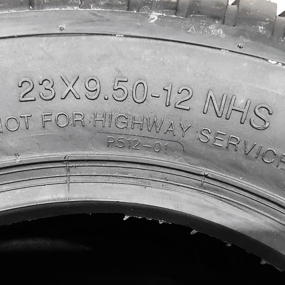 Proven Part 2-Pack Rubber Tires 23X9.5-12