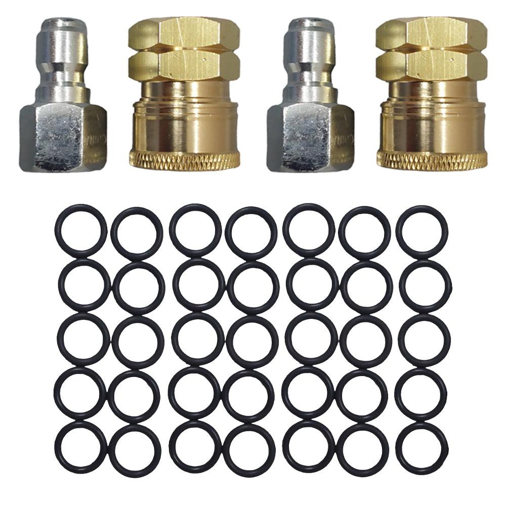 Proven Part 2 PK Quick Connect To 3/8" Female, 2 PK Plug 3/8" Female Stainless 35 PK 3/8" High Temperature O-Rings