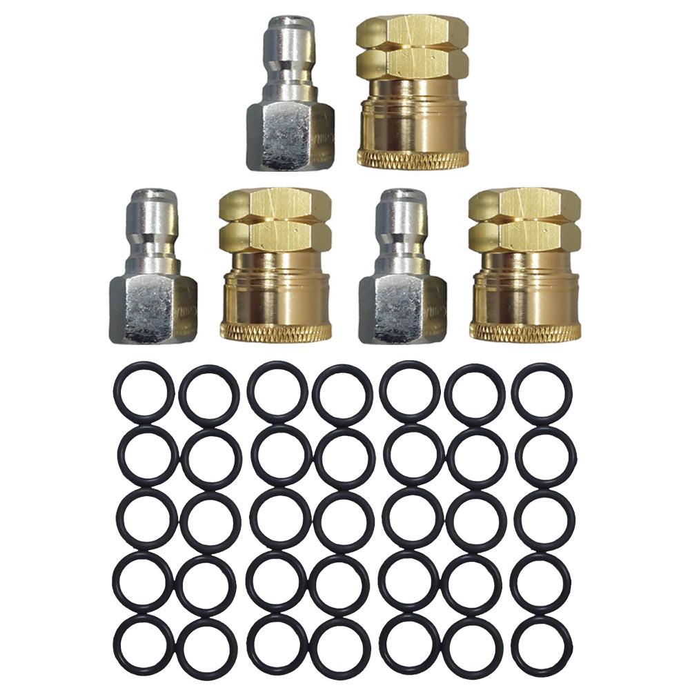 Proven Part 3-Quick Connect To 3/8" Female, 3- Plug 3/8" Female Stainless 35 PK 3/8" High Temperature O-Rings