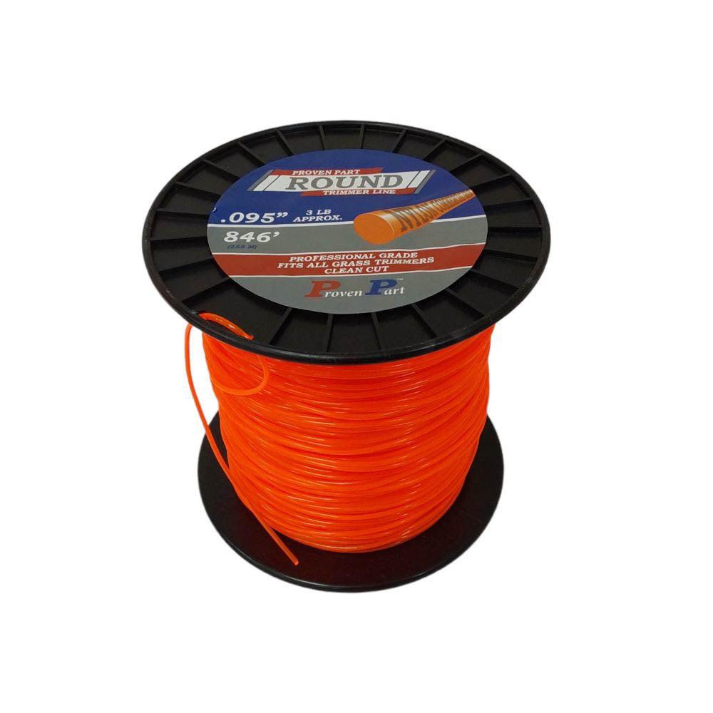 Proven Part Round Professional Grade Trimmer Line .095 3Lb Size
