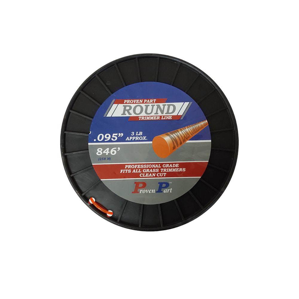Proven Part Round Professional Grade Trimmer Line .095 3Lb Size