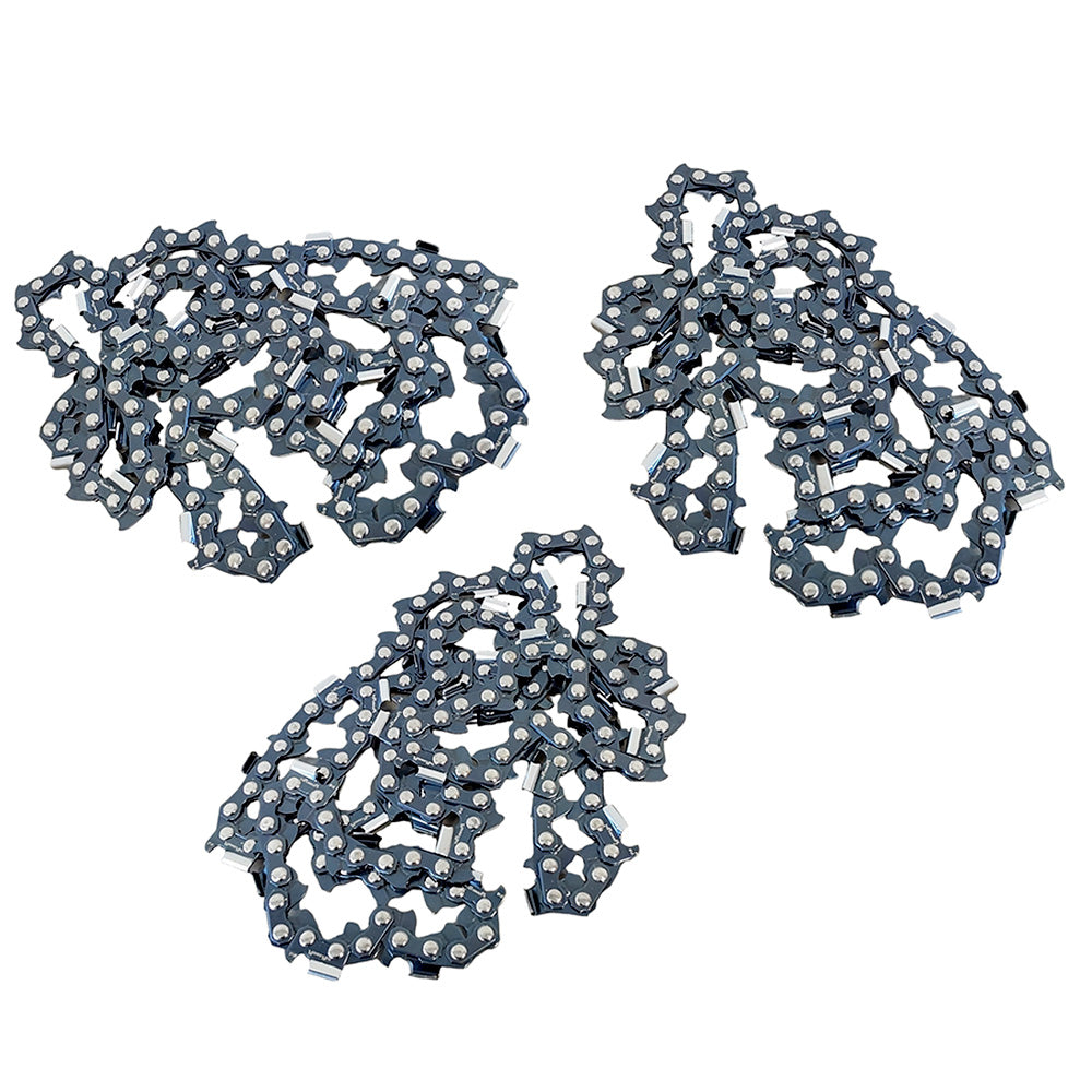 Proven Part (3) Full Chisel Chain For 18" Bar Fits Stihl 3689-005-0074 Pitch .325" .063" G 74DL,  Qt Oil (12) Files