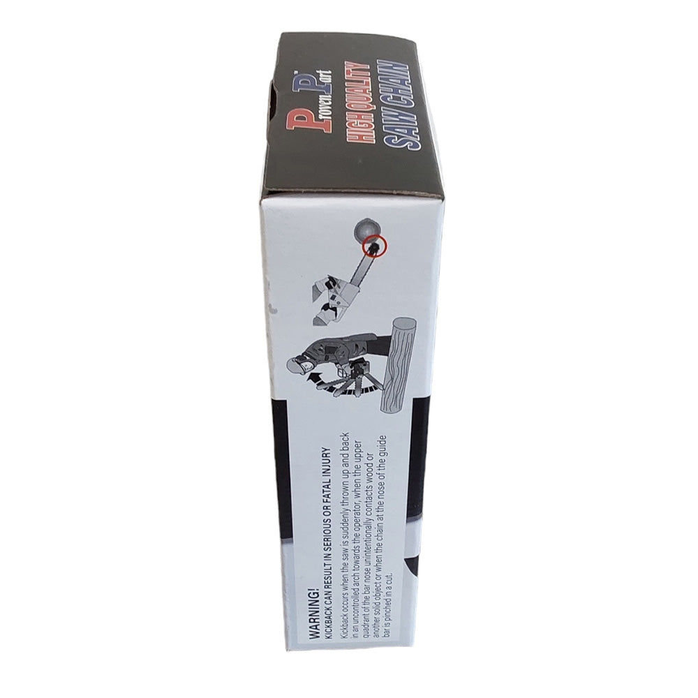 Pieza probada Cadena de motosierra de 2-20" Paso de 3/8" Cincel completo Calibre .058 Eslabones de transmisión 72 Dl 581626972