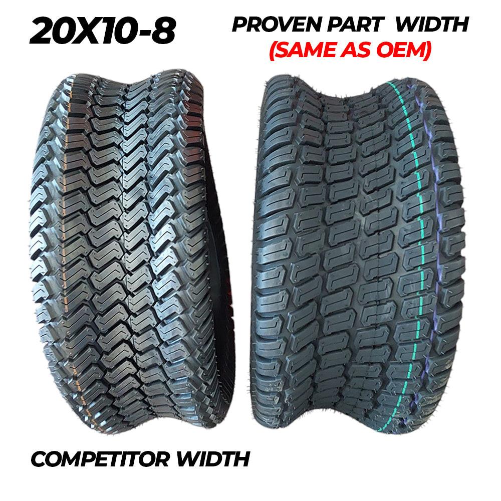 Proven Part 2-Premium 20X10-8 5114051, 72410012, 72410045 Wide, Fits Wright Stander - Proven Part