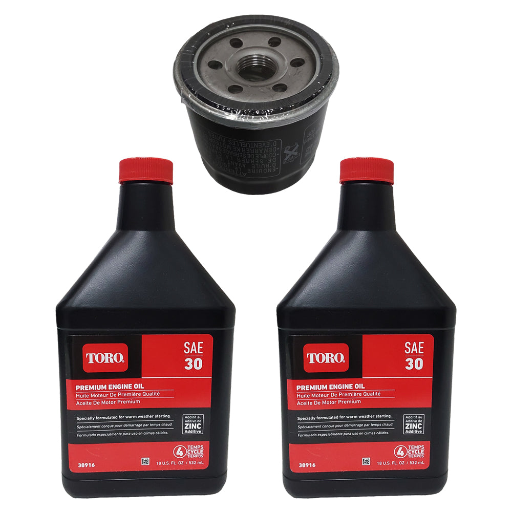 Proven Part Oil Change Kit Filter Fits Toro 120-4276 126-5234 136-7848 For Titan HD TimeCutter For Exmark Quest Radius Z-Turn Riding Mowers