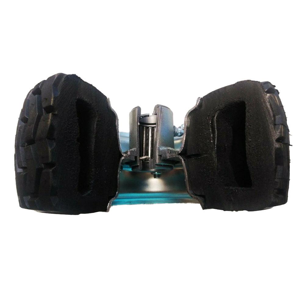 Proven Part Set Of 2 4.10X3.5X4 Solid No-Flat Semi-Pneumatic Tires With Bearings Fit 72310001 15041 Compatible With 2 Wheel Velke System X2 - Proven Part