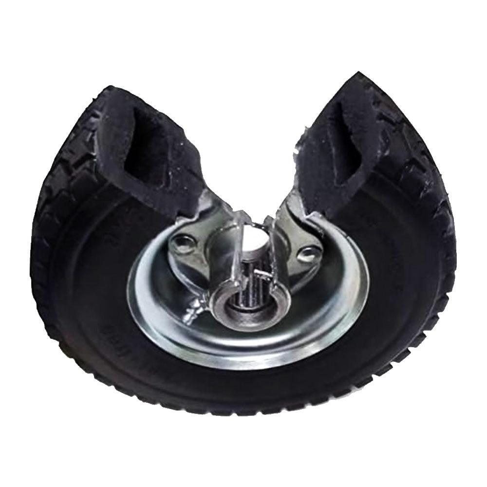Proven Part Set Of 2 4.10X3.5X4 Solid No-Flat Semi-Pneumatic Tires With Bearings Fit 72310001 15041 Compatible With 2 Wheel Velke System X2 - Proven Part