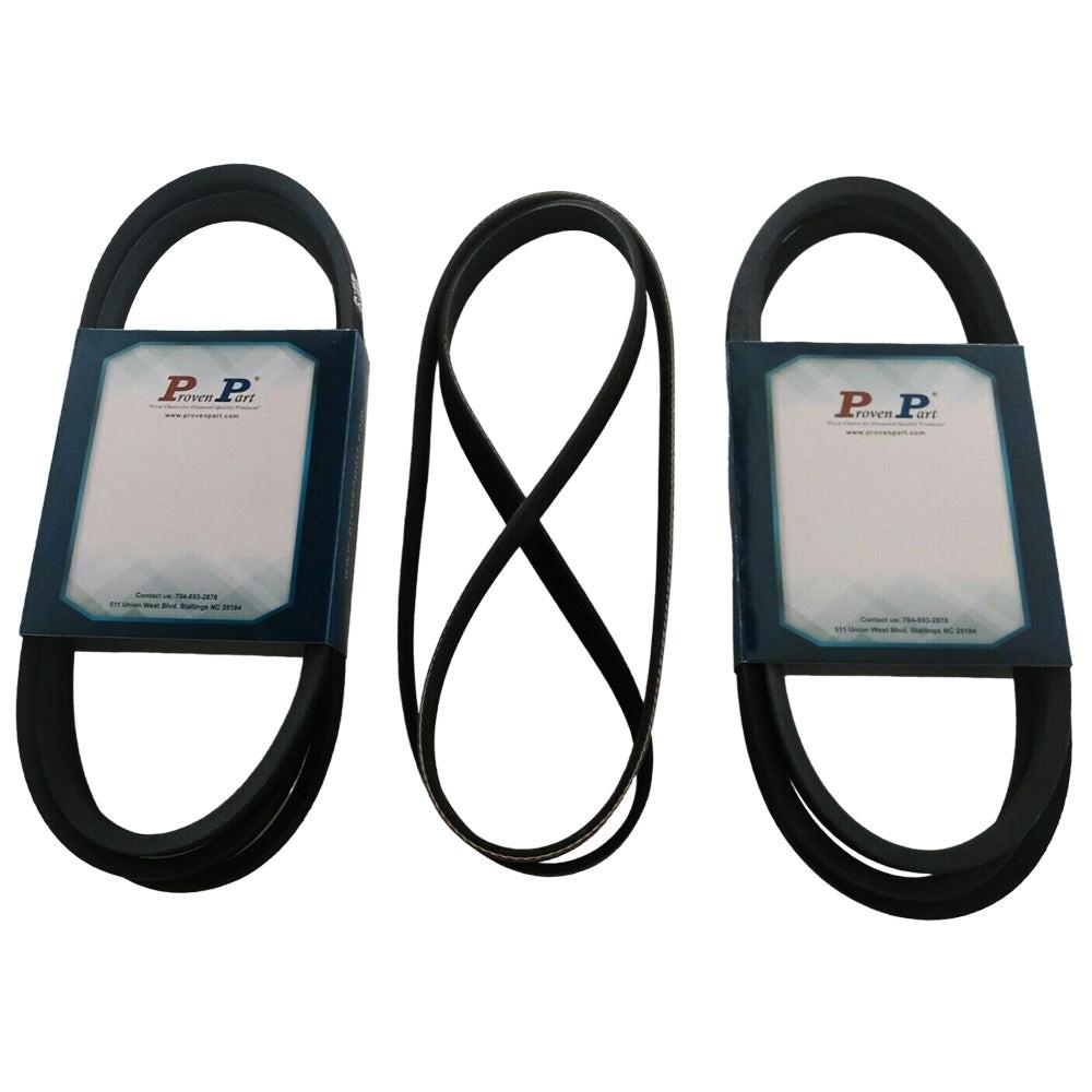Kit de correa de pieza probada para Toro 62" Z Master Z253 Z255 Z256 Z252L Z283L Z287L de descarga lateral