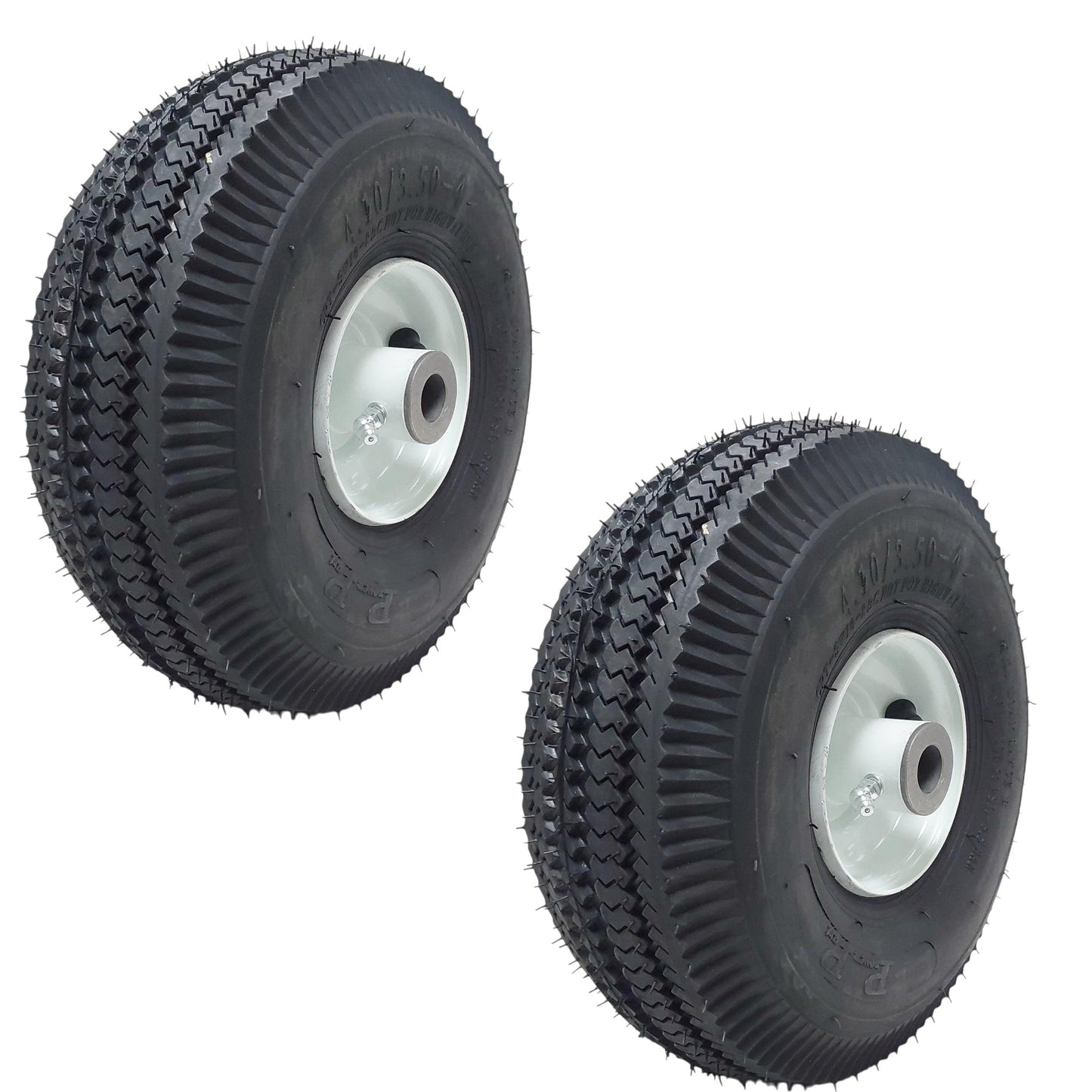 Proven Part Set of Air Filled Tubeless Front Wheel Assembly For Toro TimeCutter Z 105-3471