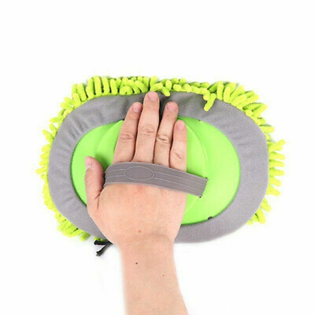 Proven Part Microfiber Car Wash Brush Cleaning Mop Auto Truck 40" Long Handle Extension Us