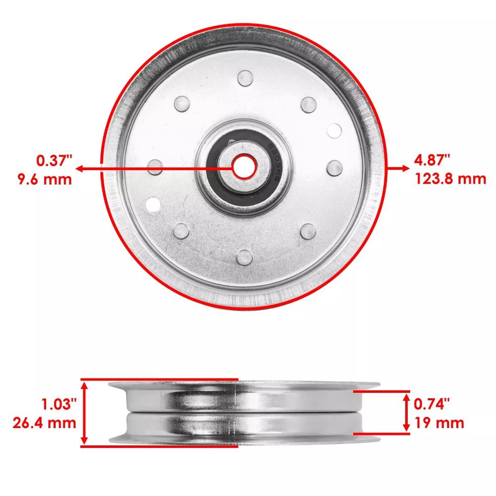 Spindle w/ Pulley & Belt For Cub Cadet SLT1554 54" 918-04129B 285-842 753-08171