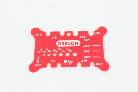 Oregon 556418 Herramienta de medición de cadena y barra guía de motosierra