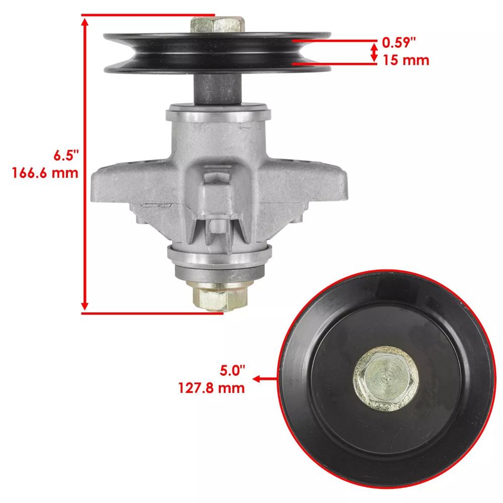 Spindle w/ Pulley & Belt For Cub Cadet SLT1554 54" 918-04129B 285-842 753-08171