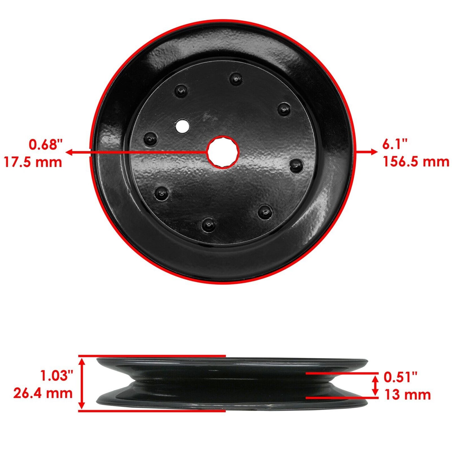 Proven Part Spindle Pulley For MTD/Cub Cadet 956-1227