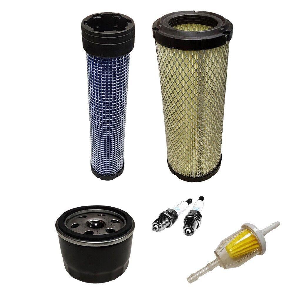 Proven Part Tune Up Kit Air and Pre-Filter Oil Filter Fuel Filter Spark Plugs 11013-7020 11013-7019 49065-2076 Compatible With FX730V FX600V FX541V FX481V