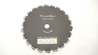 Cuchilla para desbrozadora de pieza probada 230X1,6X19,05 8T