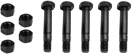 PACK OF 5 SHEAR PINS AND NUTS FITS ARIENS SNOW BLOWER 52100100