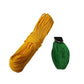 ARBORIST TREE 12OZ. THROW BAG WEIGHT WITH 1/8 INCH BY 150 FEET. YELLOW PARACORD THROW LINE ROPE