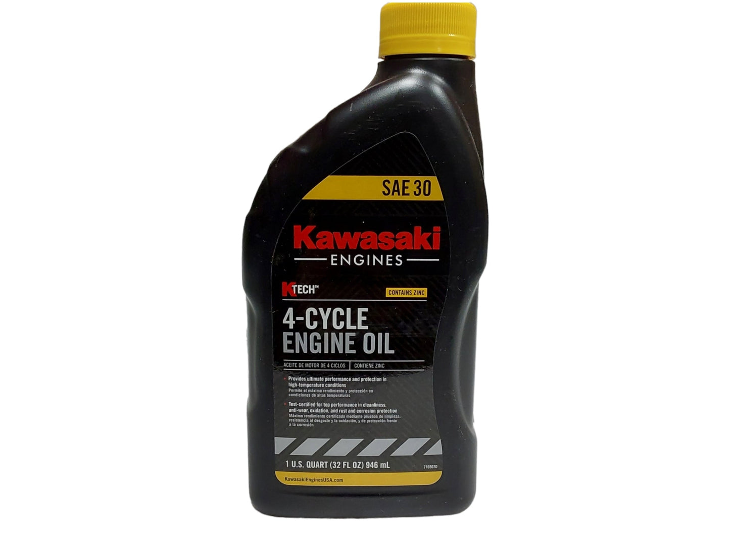 Proven Part 6-Pack Kawasaki Ktech 4-Cycle Engine Oil Sae30 1 Qt Bottles- 99969-6281