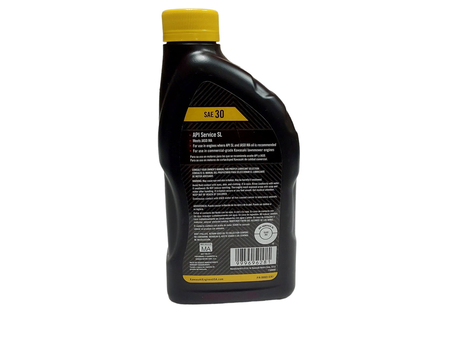 Proven Part 6-Pack Kawasaki Ktech 4-Cycle Engine Oil Sae30 1 Qt Bottles- 99969-6281