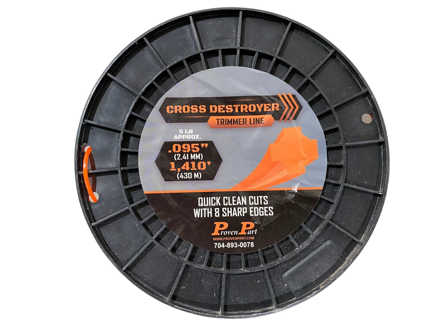 Línea de recortadora profesional de 8 lados Cross Destroyer, pieza probada, .095, 5 libras